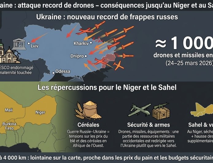 Ukraine : la Russie lance près de 1 000 drones en 24 h — la guerre des drones change d'échelle