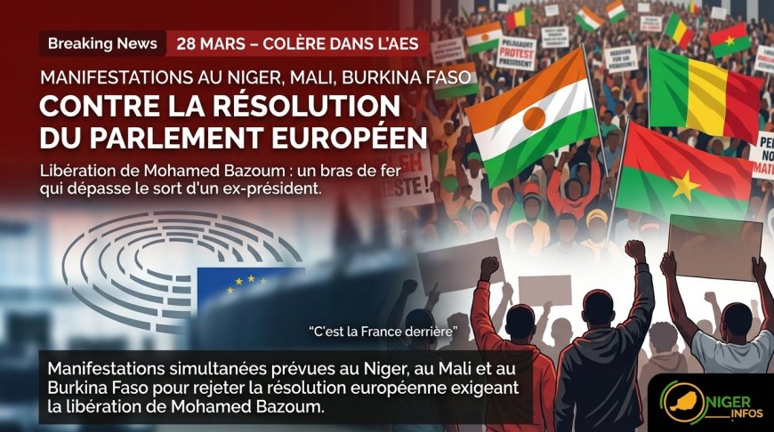 "C'est la France derrière" : dans les rues de l'AES, la colère contre l'Europe éclate samedi