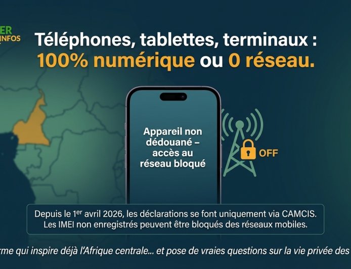Cameroun : un téléphone non déclaré, et vous n'avez plus de réseau