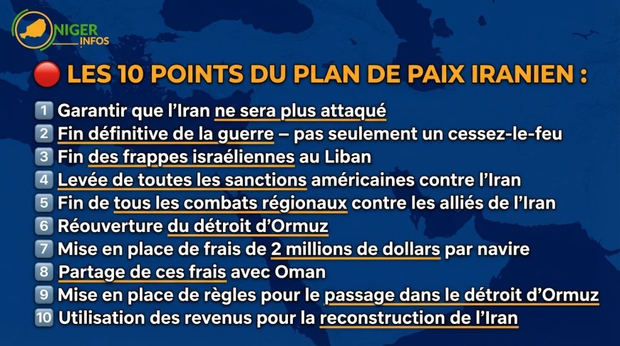 Plan de paix iranien en 10 points : Téhéran arrache un cessez-le-feu après cinq semaines de guerre, Trump recule