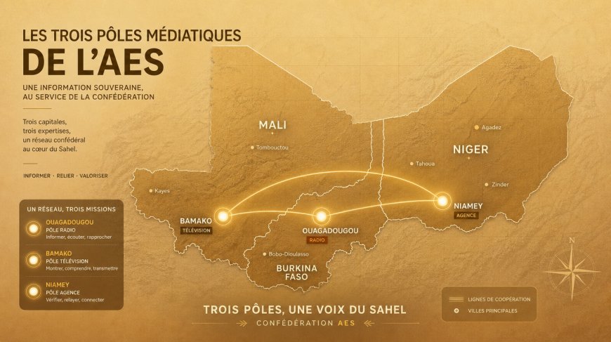Agence de presse de l'AES : Niamey prend la main sur le récit du Sahel